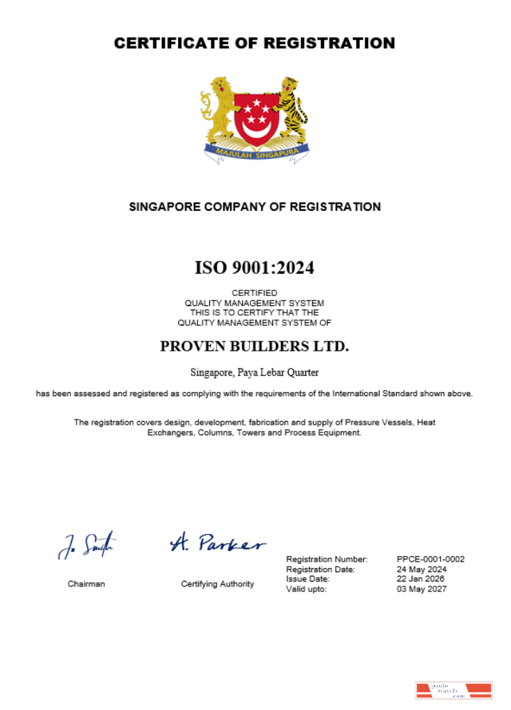 Singapore business registration certificate Word and PDF template